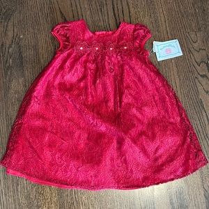 👗NWT 4t Marmellata red lace dress